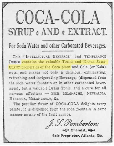 Coca-Cola's Secret Ingredient Used to be Cocaine