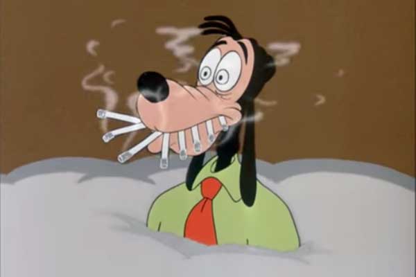 Disney's Goofy Was a Chainsmoker Who Couldn't Kick the Habit